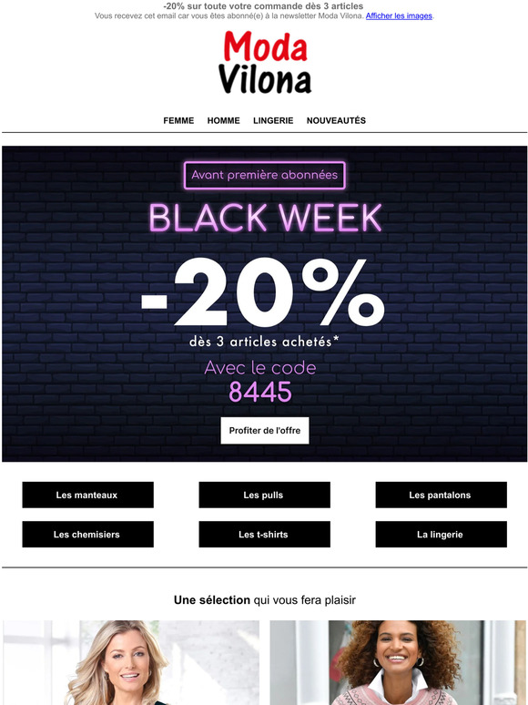 Black week c'est parti !