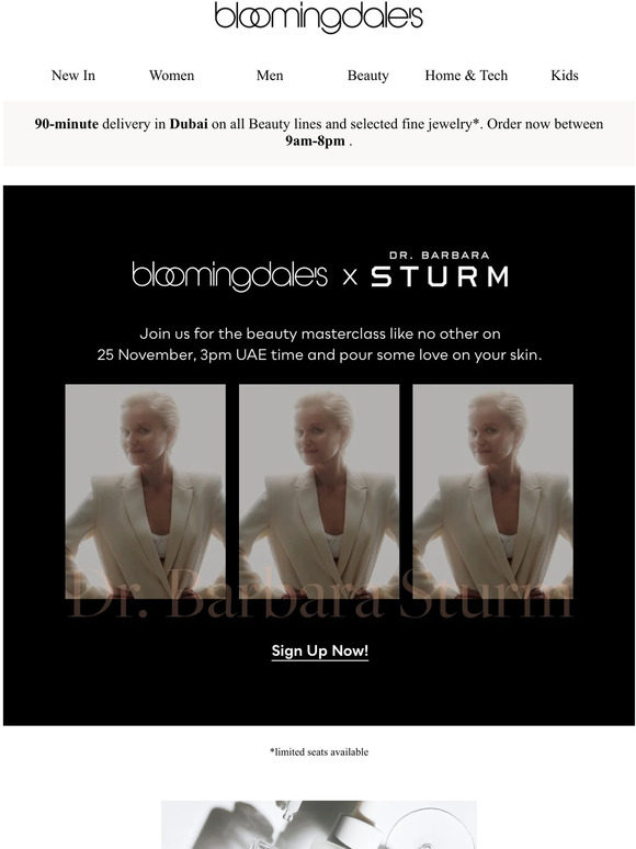 Bloomingdale's Invites You To A Virtual Masterclass With Barbara Sturm!