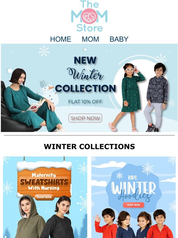 Heyy there!!  Stay Warm and Stylish this Season with The Mom Store