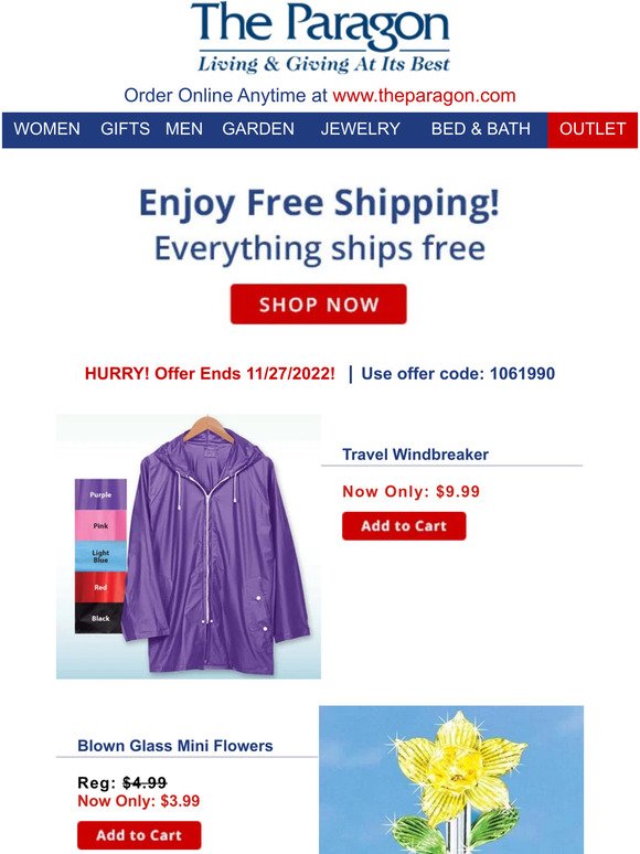 Don't miss this free shipping offer
