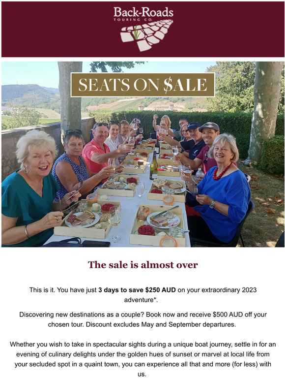 Final days to save! 