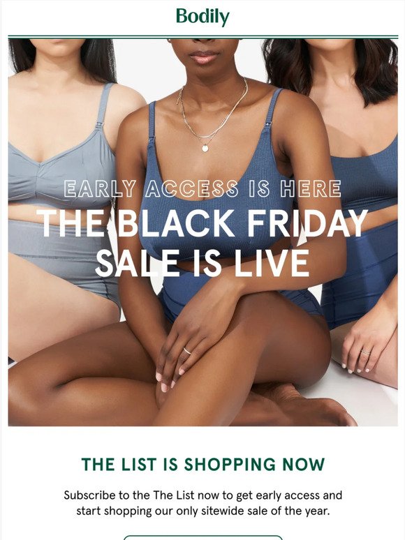 The Black Friday sale is live for The List
