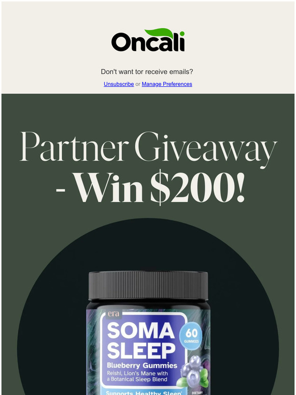 $😀$ GIVEAWAY - WIN $200 in PRIZES + 50% OFF GUMMIES