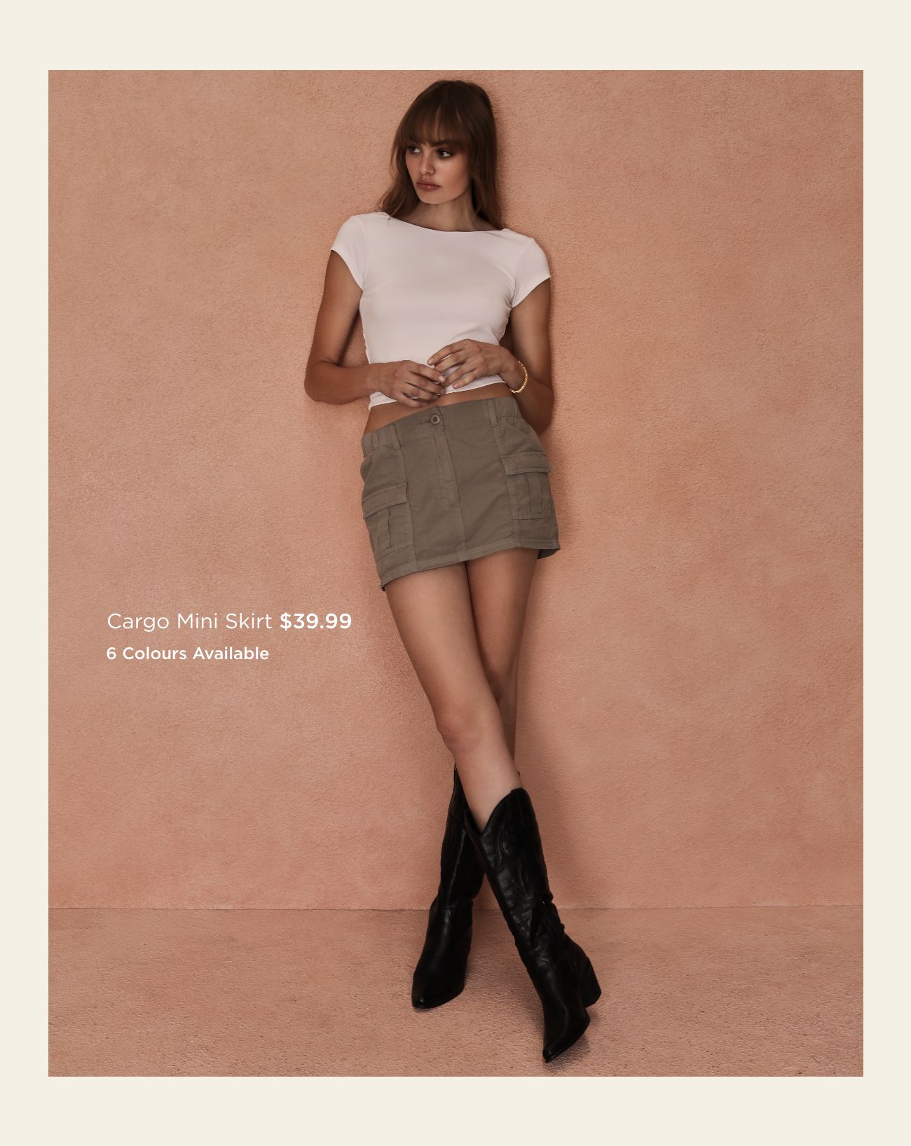Glassons Cargo + Skirts = Trending now! Milled