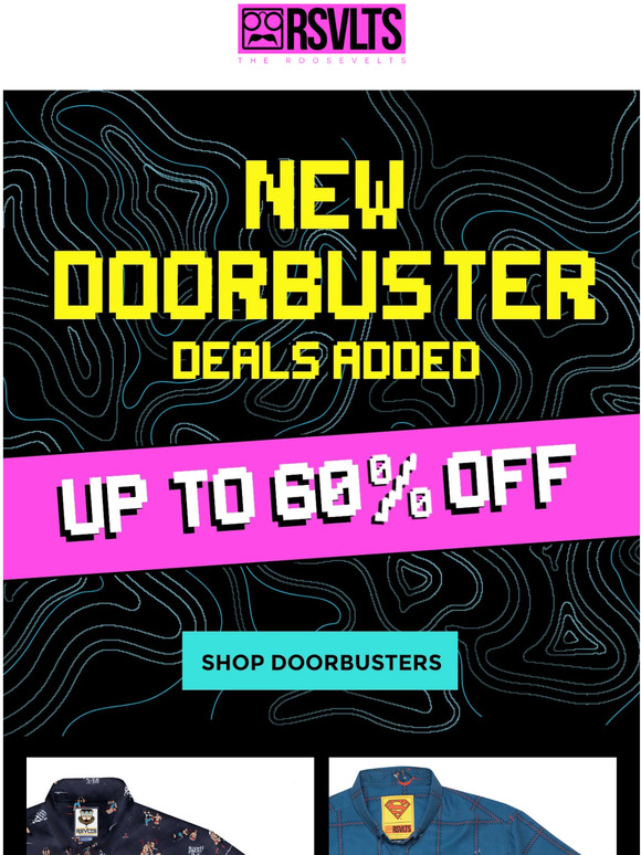 RSVLTS AllNew Doorbuster Deals Are Here! 🚪💥🎁 Milled