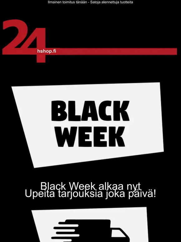 Black Week on täällä 📢