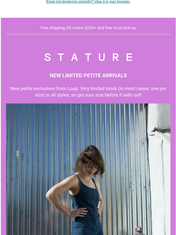 New Petite Exclusives in Limited Stock