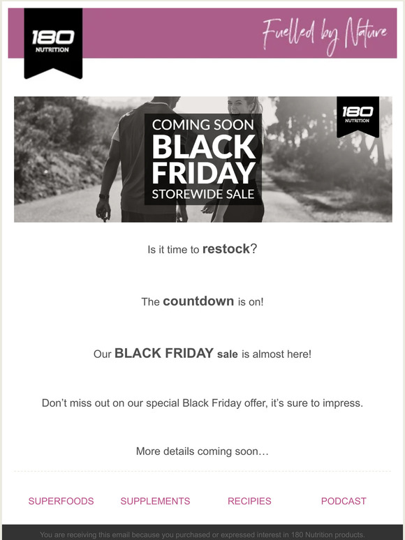 Black Friday Sale - Coming Soon...