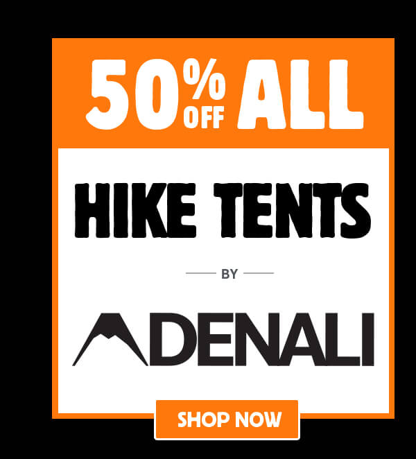 50% Off All Hike Tents by Denali