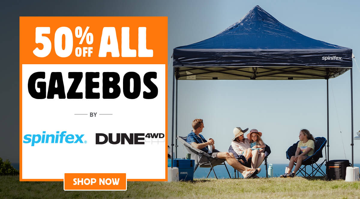 40% Off All Gazebos by Spinifex, Dune 4WD