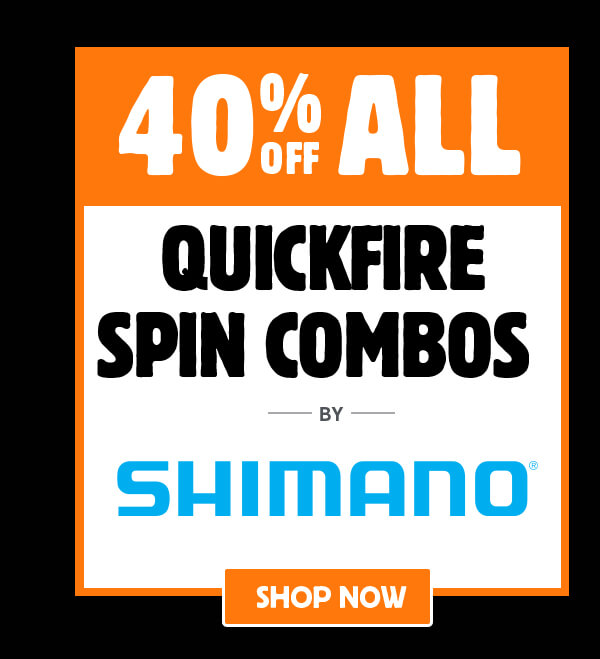 40% Off Quickfire Spin Combos by Shimano