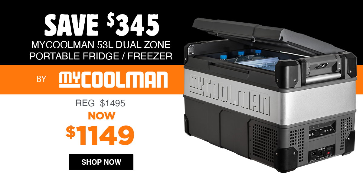 myCOOLMAN 53L Dual Zone Portable Fridge/Freezer