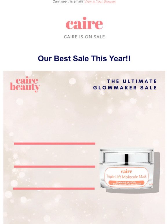 🤩 Can't wait for Black Friday? Get TWO Triple Lift Molecule masks for $75 ($104 Value | 28% Off) early! 🤩