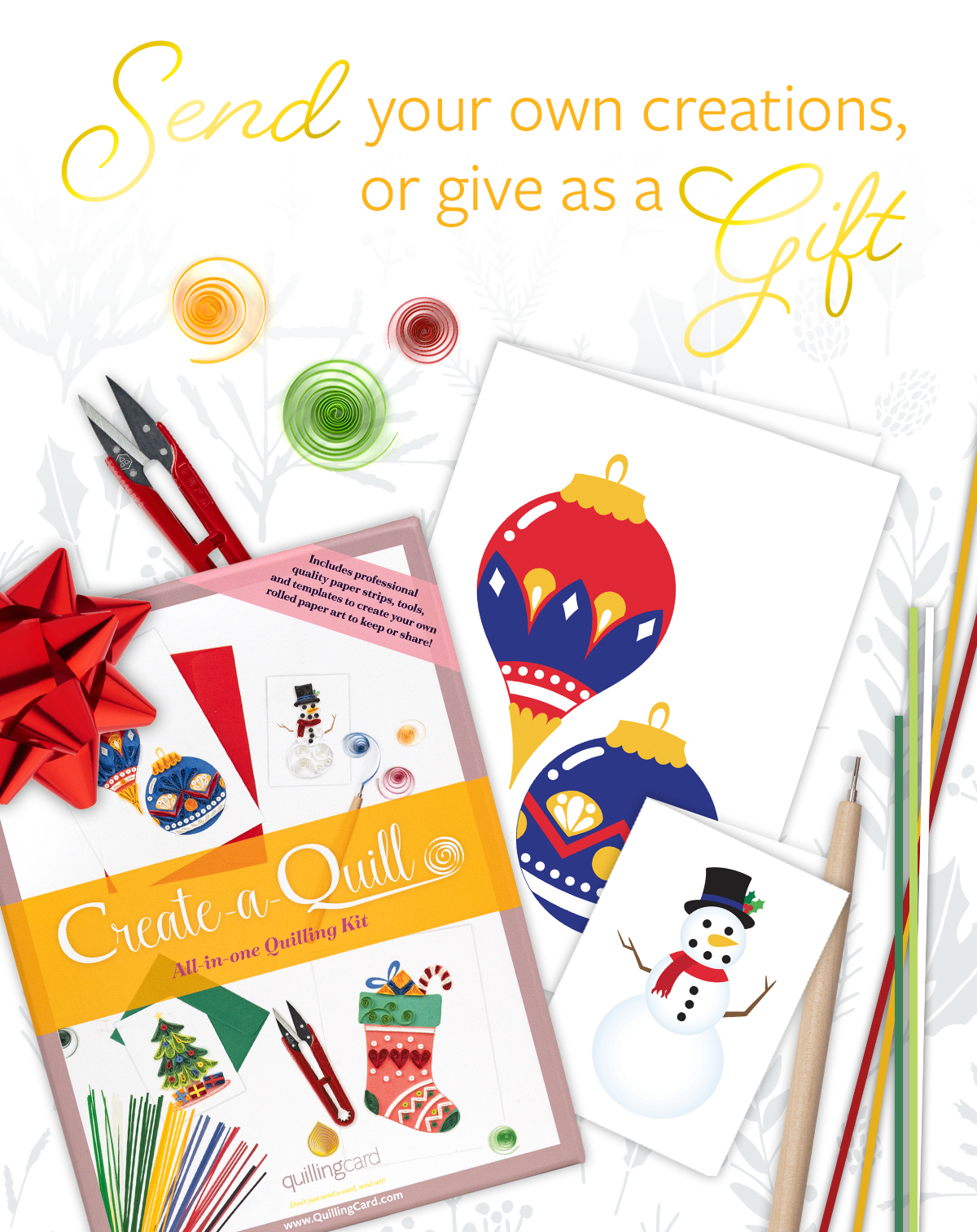 Quilling Card, LLC Make your own quilled holiday masterpieces 🎄 Milled