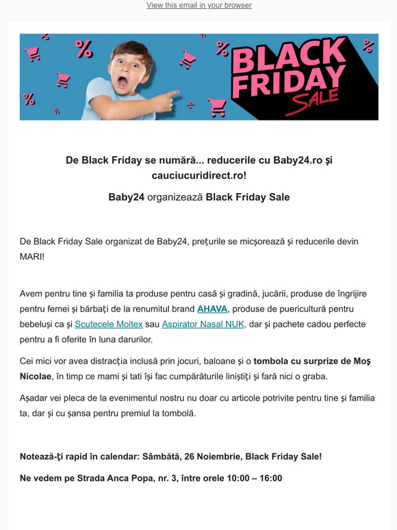 📢  Black Friday Sale @ Baby24