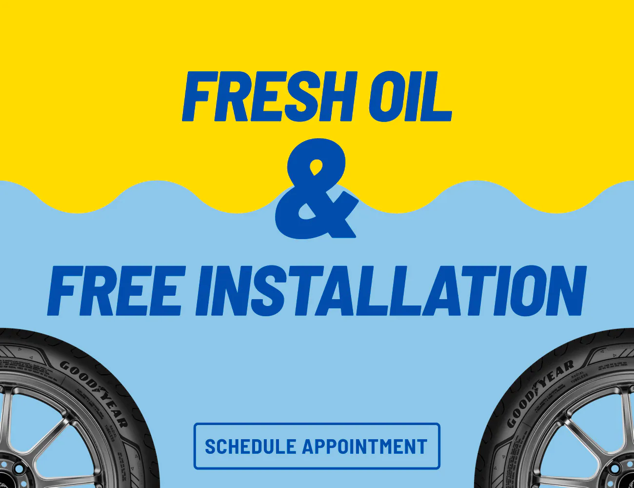FRESH OIL & FREE INSTALLATION - SCHEDULE APPOINTMENT