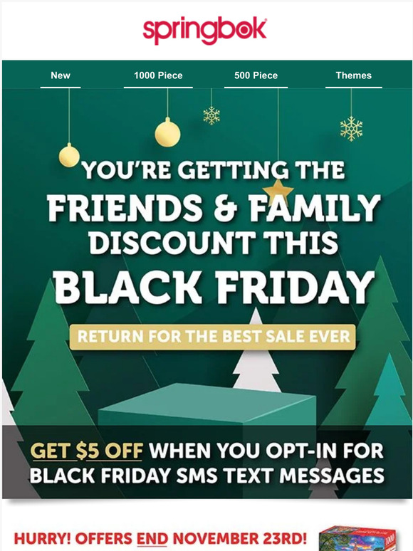 Springbok Puzzles You're Getting The Friends & Family Discount This