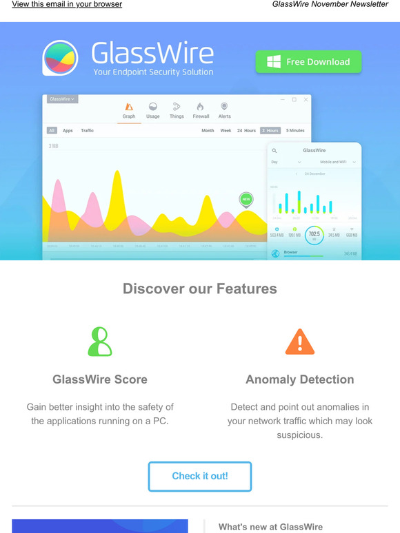 GlassWire™ - A new software for you to try! 💎