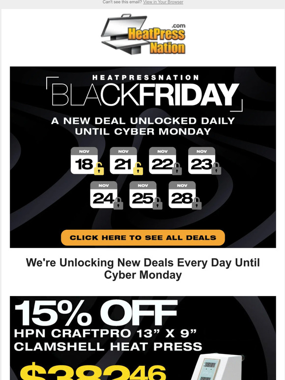 heat press nation Black Friday Deal 50 Off Siser Sticker Vinyl