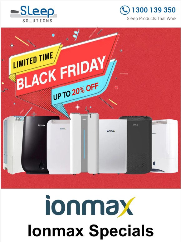 Hot Ionmax Black Friday Offers
