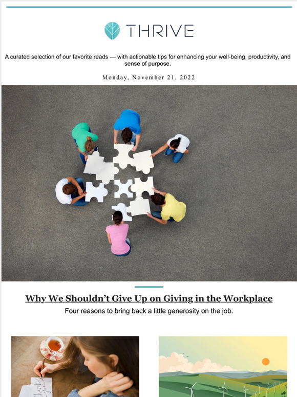Why We Shouldn’t Give Up on Giving in the Workplace