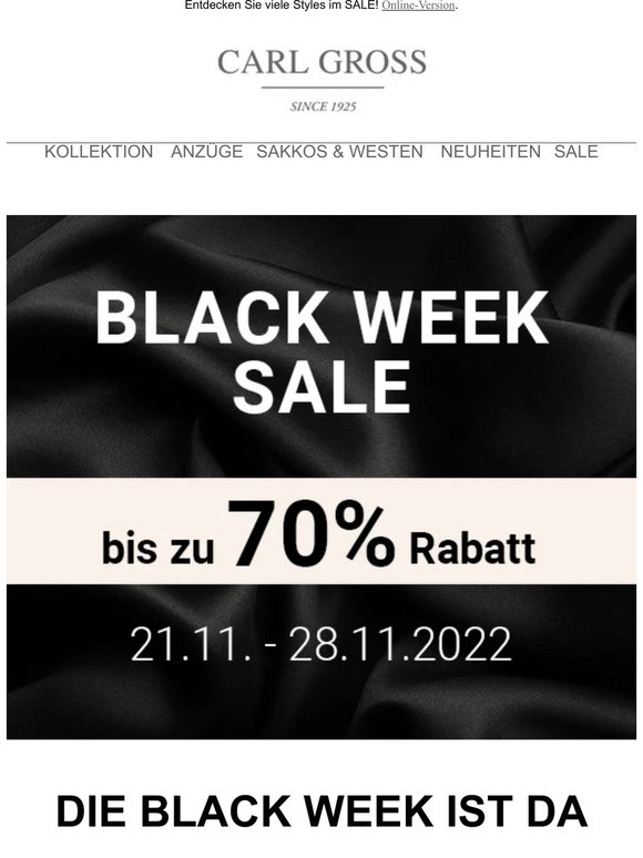 Unsere BLACK WEEK Angebote