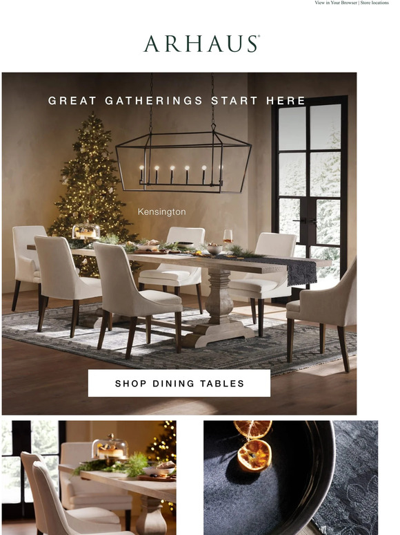 Arhaus Stylish Details for Your Next Celebration Milled