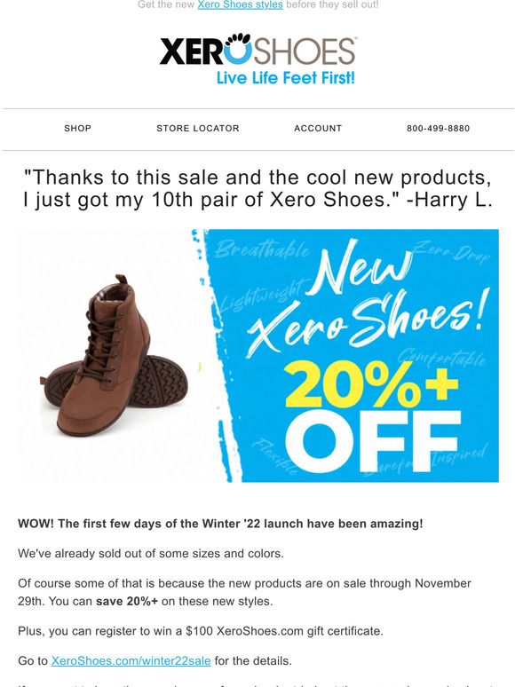 People Rave About The New Xero Shoes