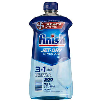 Finish Jet-Dry Ultra Dishwasher Rinse Aid