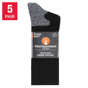 Weatherproof Vintage Men's Crew Socks