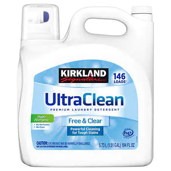 Kirkland Signature HE Ultra Clean Free & Clear Liquid Laundry Detergent