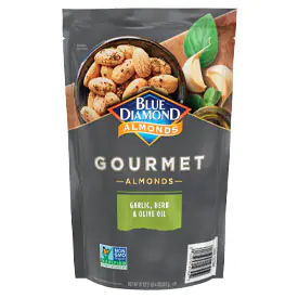 Blue Diamond Garlic, Herb & Olive Oil Gourmet Almonds