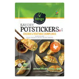 CJ Foods bibigo Savory Chicken & Vegetable Potstickers
