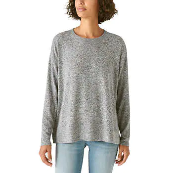 Lucky Brand Ladies' Cozy Crewneck Top
