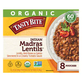 Tasty Bite Organic Indian Madras Lentils