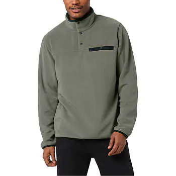 32 Degrees Men's Fleece 1/4 Snap Pullover