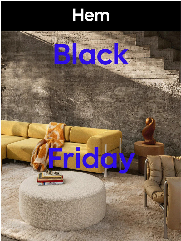 Only a few days left until our Black Friday sale!