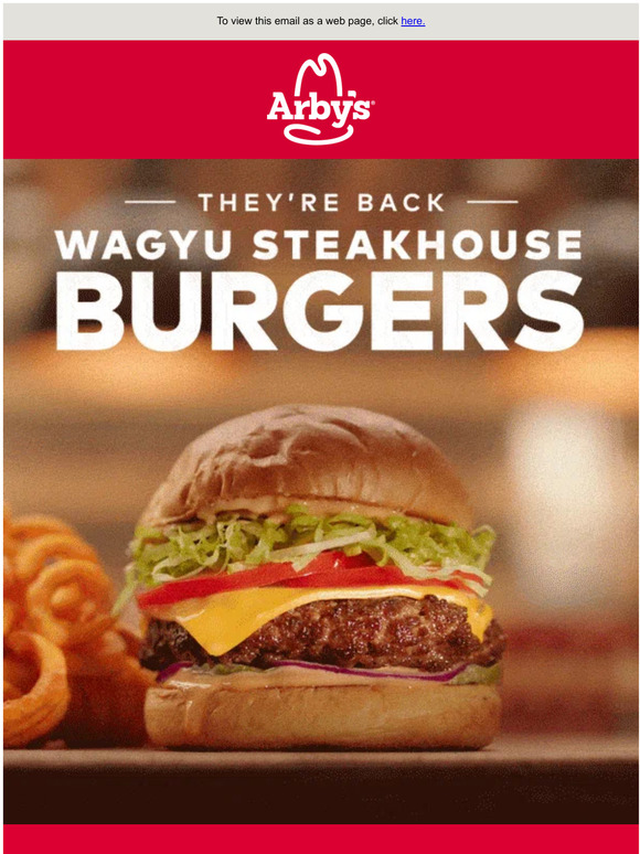 Arby's: Arby’s Wagyu Steakhouse Burgers Are BACK! | Milled