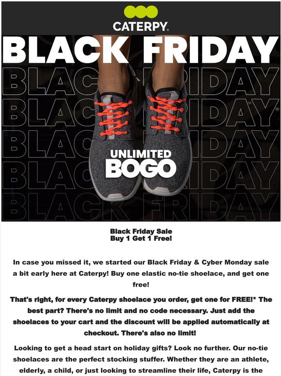 Black Friday Sale 🏷️ Unlimited BOGO!