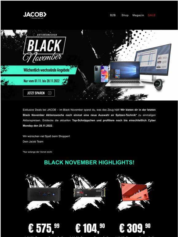 Black November Aktionswochen