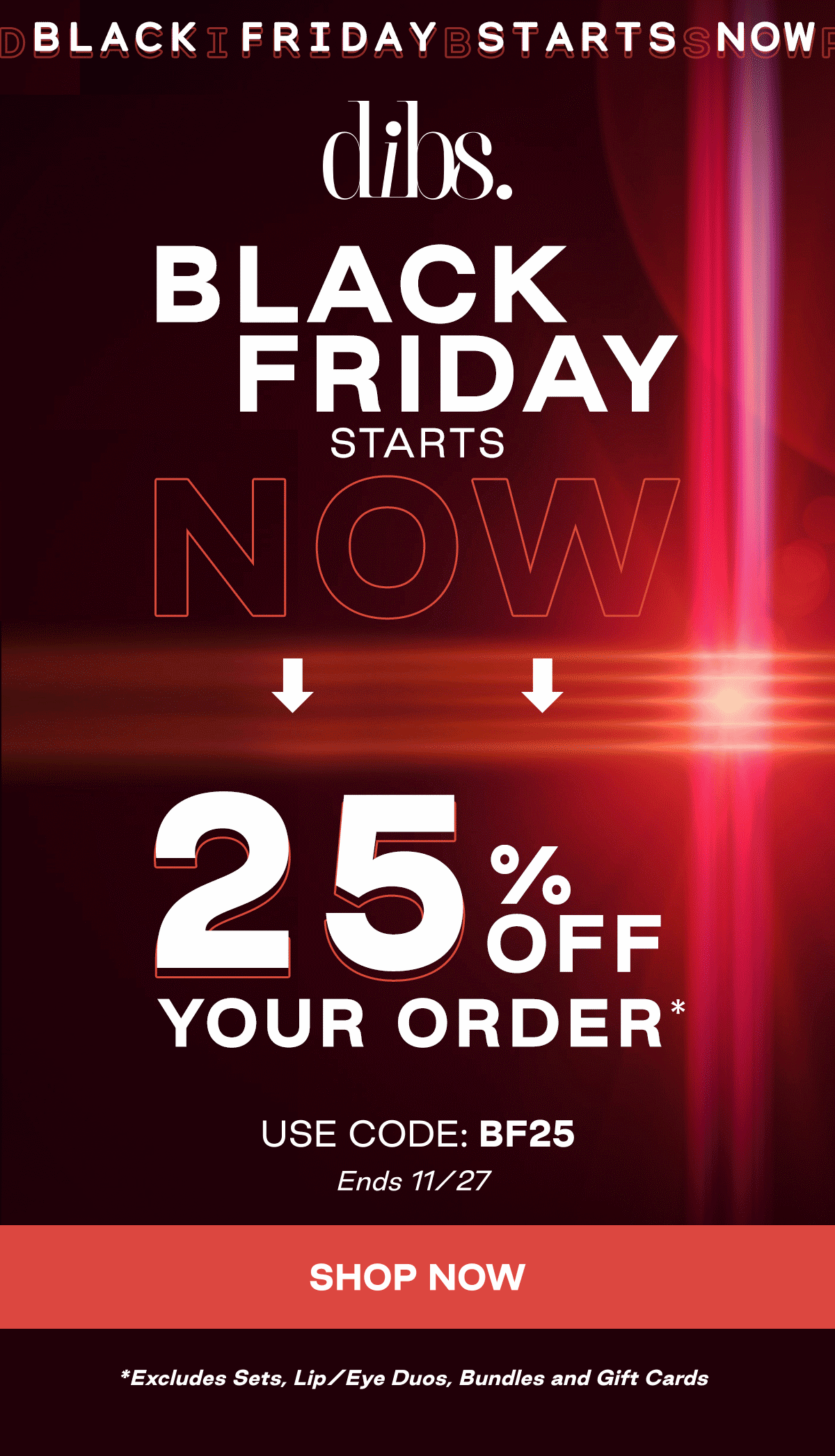 Black Friday Starts Now