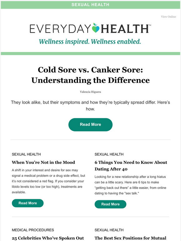 Lifescript: Cold Sore vs. Canker Sore: Understanding the Difference ...