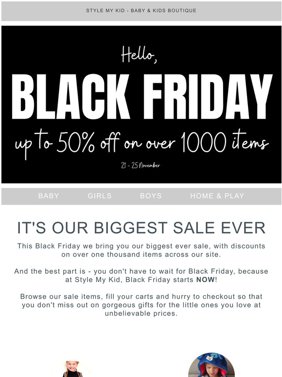 Shop our biggest sale ever!