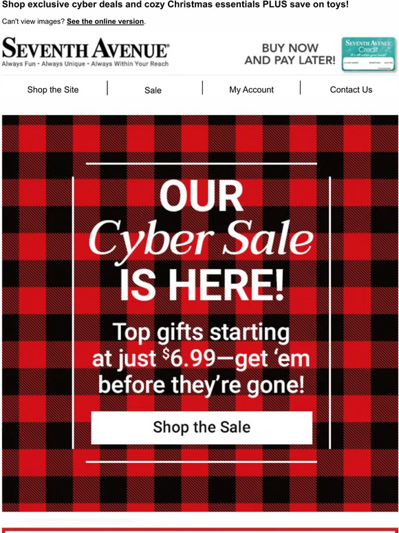 Seventh Avenue OneofaKind Gift Ideas at Affordable Prices Just in