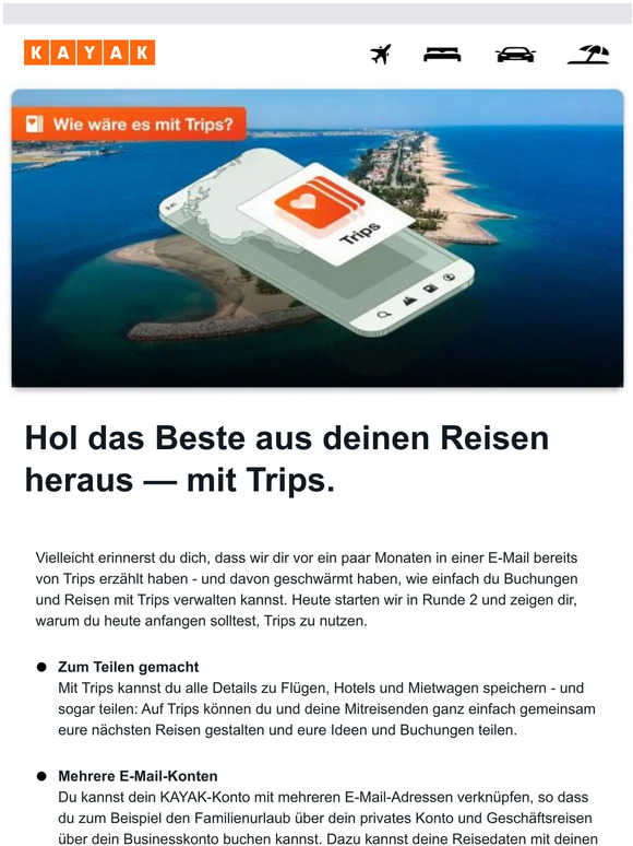 Planst du eine Reise?