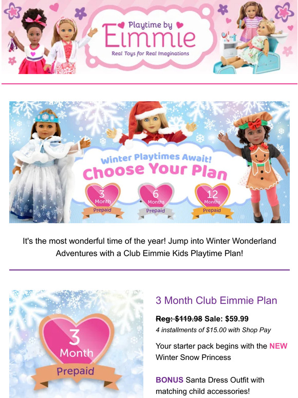 ❄️ A Winter Wonderland with Club Eimmie! ❄️