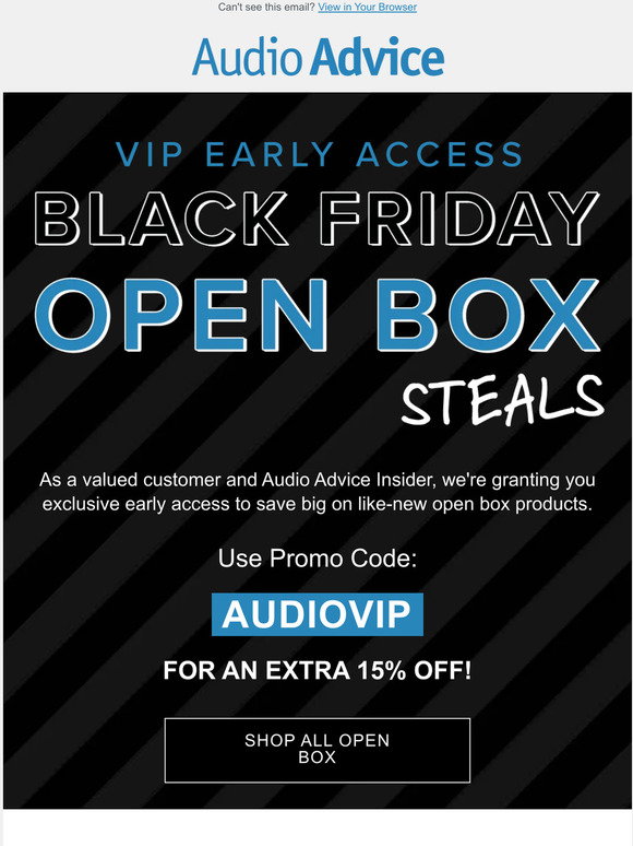 Audio Advice Discount Code