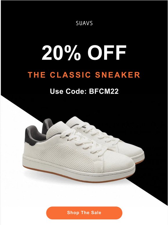 The Classic Sneaker: Now 20% Off