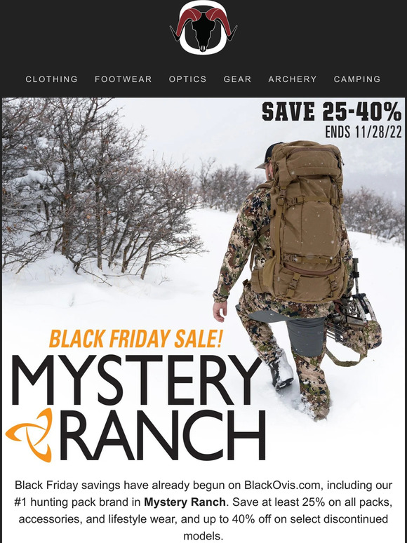 BlackOvis Biggest Sales Of The Year Now Featuring Mystery Ranch blackovis-biggest-sales-of-the-year-now-featuring-mystery-ranch