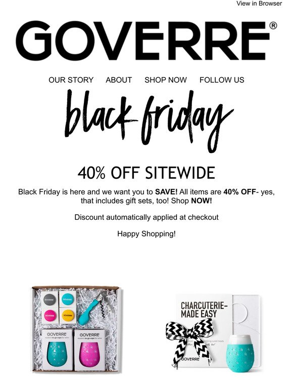 40% OFF! Black Friday Starts Now!